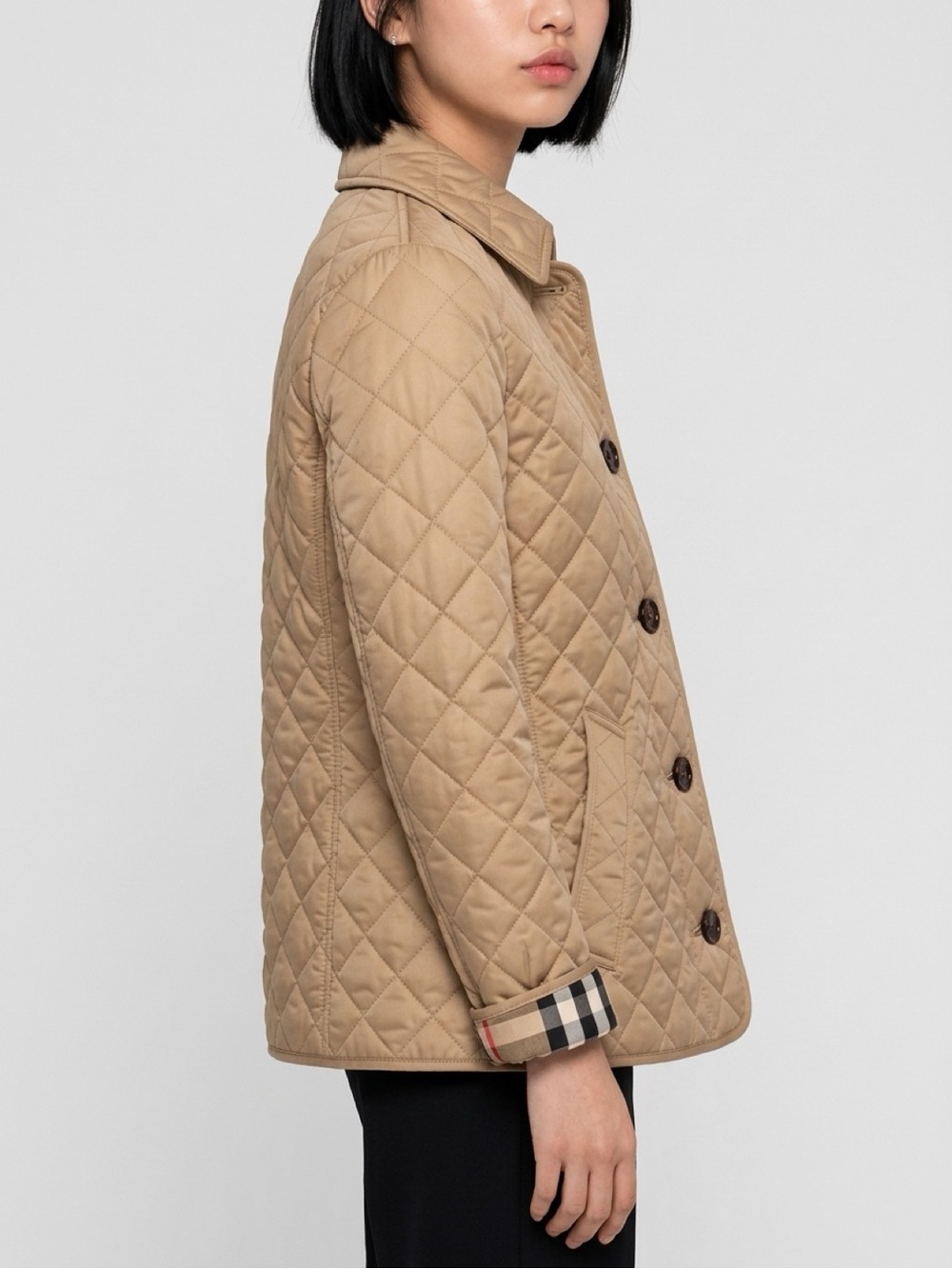 BURBERRY BRIT CORFORD QUILTED JACKET size XS like NEW